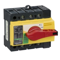 Товаров прекъсвач INS63 3P RED ROTARY HANDEL YELLOW