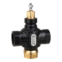 SCHNEIDER ELECTRIC Вентил, 3-пътен, резбови, Venta V311T Globe Valve, PN16, Rp 1 1/4 Internal Thread, DN32, 16 Kvs, Nodular Iron, Brass plug,