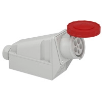 Индустриален контакт за стенен монтаж, Mureva PK, 125A, 3P+N+E, 400V, IP67