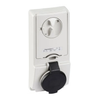 Индустриален контакт с блокировка, Mureva PK, монтаж в табло, 16A, 3P+E, 500V, IP44