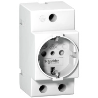 SCHNEIDER ELECTRIC Контакт за монтаж на DIN шина iPC - 2P+E, 16A, 250VAC, IEC 2316