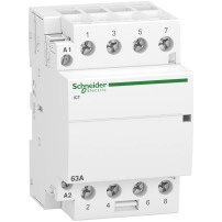 SCHNEIDER ELECTRIC Contactor iCT 63A 4NO 220..240V 50Hz