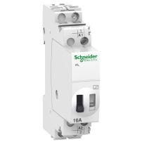 SCHNEIDER ELECTRIC Impulse relay iTL - 1P, 1NO, 16A, coil 130VAC 50/60Hz - 48VDC