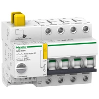 Миниатюрен прекъсвач с интрегриран контролер Reflex iC60H Ti24 16 A 4P-крива B