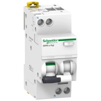 Kомбинирана дефектнотокова защита (RCBO), Acti9 iDPNa Vigi, 1P+N, 6A, C крива, 4500A, AC тип, 30mA