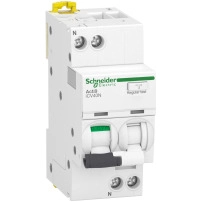 SCHNEIDER ELECTRIC Комбинирана ДТЗ Acti9 iCV40N, 1P+N, 32A, C, AC тип, 30mA