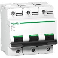 SCHNEIDER ELECTRIC Миниатюрен автоматичен прекъсвач Acti9, C120H, 3P, 63A, C