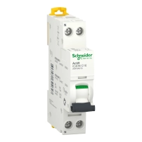 SCHNEIDER ELECTRIC Автом. прекъсвач IC40N 1PN C 16A 6000A/10KA, HS code:85362010, COO:Франция, 0.1kg
