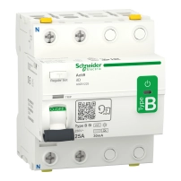 Acti9 iID - Автоматичен прекъсвач за остатъчен ток - 2P - 25A - 30mA - B-SI тип