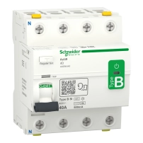 Дефектнотокова защита (RCCB), Acti9 iID, 4P, 40A, B-SI тип, 500mA, двойна клема