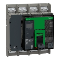Прекъсвач, ComPacT NS800H, 70kA при 415VAC, 4P, фиксиран, ръчно управление, MicroLogic 2.0A контролен блок, 800A