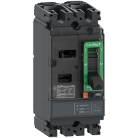 SCHNEIDER ELECTRIC Автом. прекъсвач ComPacT NSX100F AC/DC, 18kA/415VAC, 2P, TMD trip unit 100A