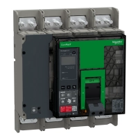 Прекъсвач, ComPacT NS1250N, 50kA при 415VAC, 4P, фиксиран, ръчно управление, MicroLogic 5.0E контролен блок, 1250A