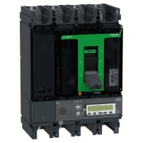 Автоматичен прекъсвач, ComPacT NSX630HB1, 75kA/690VAC, 4 полюса, MicroLogic 5.3E изключвателно устройство 630A
