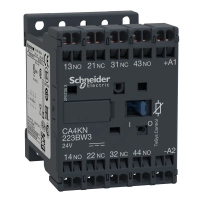 Контролно реле, TeSys K, 4P(2NO+2NC), 690V, 24V DC бобина ниска консумация, винтови клеми