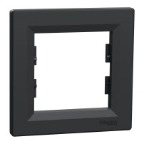 SCHNEIDER ELECTRIC Единична рамка-Asfora 1-gang frame-anthracite