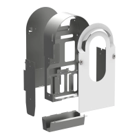 Комплект кутия, EVlink Pro AC Metal, за 1 зарядна станция за стенен монтаж, стомана