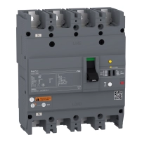 SCHNEIDER ELECTRIC Автом. прекъсвач Easypact EZCV250H - TMD, 100A, 4P 3d