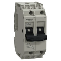 SCHNEIDER ELECTRIC Прекъсвач TeSys GB2, 2P, 2A, 15kA 415V