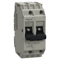 SCHNEIDER ELECTRIC Термомагнитен автоматичен прекъсвач, TeSys GB2, 2P, 3A, Id=40A