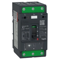 SCHNEIDER ELECTRIC Моторна защита 3P, 115A, магнитна, EverLink клеми