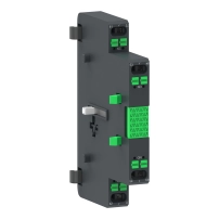 SCHNEIDER ELECTRIC Помощен блок контакт, TeSys Giga, 1NO+1NC, страничен монтаж, пруж. клеми