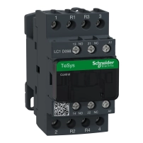 Контактор, TeSys Deca, 4P(2NO+2NC), AC-1, <=440V, 20A, 120V AC 50/60Hz бобина, винтови клеми