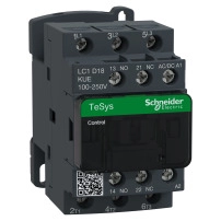TeSys D контактор - 3P - <= 440 V - 18 A AC-3 - 100...250 V AC/DC бобина