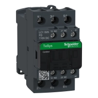 SCHNEIDER ELECTRIC Контактор 3P(3 NO), AC-3/AC-3e, 0-440V, 25A, 110VDC