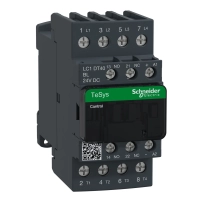 SCHNEIDER ELECTRIC Контактор, 40A, 4P, 4NO, 24VDC, ниска консумация