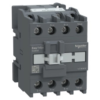 Контактор Easy TeSys Control,LC1E,3P(3NO),AC-3,<=440V,38A,24V AC бобина,50/60Hz,1NO спомагателен контакт