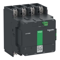 Високомощен контактор, TeSys Giga, 4 полюса (4NO), AC-1 <=440V 440A, стандартна версия, 100…250V широколентова AC/DC намотка