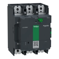 SCHNEIDER ELECTRIC Високомощен контактор, TeSys Giga, 3 полюса (3NO), AC-3 <=440V 800A, стандартна версия, 100…250V широколентова AC/DC намотка