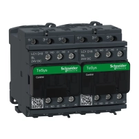 SCHNEIDER ELECTRIC Реверсивна група контактори - 3P(3 NO), AC-3, <=440V 18A, 24VDC