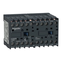 reversing Контактор, TeSys K, 3P, AC-3/AC-3e,440V 6A, 1NO, 24V AC coil, solder pins