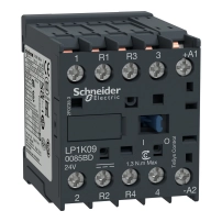 SCHNEIDER ELECTRIC Контактор TeSys K, 4P(2NO+2NC), AC-1, <=440V 20A, 220V DC