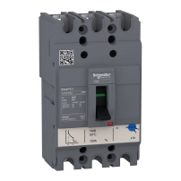 прекъсвач EasyPact CVS100BS, 25 kA, 415 VAC, 25 A номинален, термомагнитно  изключващо у-во, 3P 3d