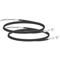 2 cables for interlocking - 6 meters - spare part