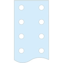 "PrismaSeT Linergy Перфорирана вертикална шина BS 50X10 L1675"