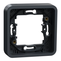 Единична рамка за СМ антрацит Mureva frame 1-g flush instal multi gr