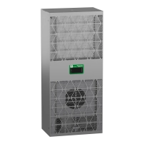 Климатик за страничен монтаж, Climasys CU, Неръждаема стомана, 1kW, 2 полюса, 400/460V, 50/60Hz, IP55