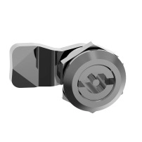 Двойна ключалка, хром Round lock DB Compl Zam Chrom.