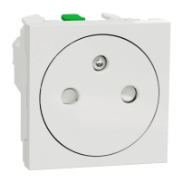 Контактен излаз New unica, 2P+E, 16A, френски