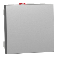 Еднополюсен ключ One-way switch 10A 2modules Алуминий