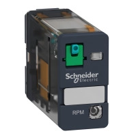 SCHNEIDER ELECTRIC Реле 15A, 1CO, LED, тест бутон, 24V DC