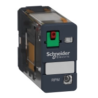 Power relay 15A 1CO lock LED 120V AC