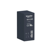 SCHNEIDER ELECTRIC Interface plug-in relay RSB - 1C/O, 24VDC, 12A
