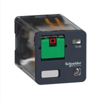 Univ relay 10A 2CO lock LED 230V AC