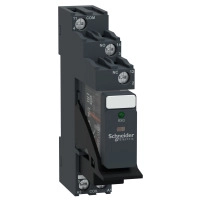 Интерфейс реле с основа, Harmony електромеханични релета, предварително сглобено, 10A, 1CO, с LED, 24V DC