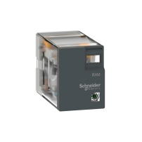 Миниатюрно реле с основа, Harmony, 5A, 2CO, с LED, 24V DC